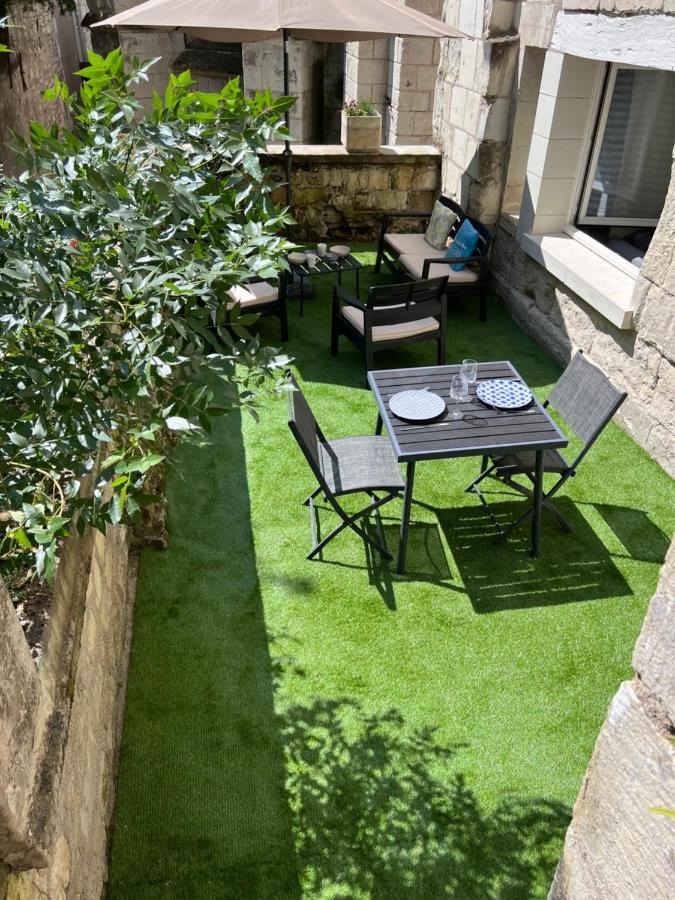 Le Badebec, Appt Dans Maison Typique Avec Jardin Prive Chinon Luaran gambar